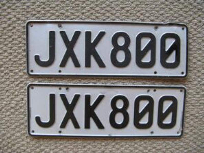 Full size image of XK Personalised Plates For Sale